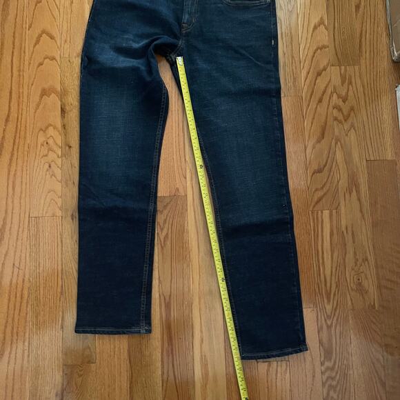 Old Navy Slim Straight Denim Jeans Mens 34x32 Blue Casual Basic Minimalist - Picture 8 of 9